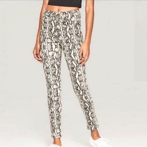 Wild Fable Snake Print High Rise Skinny Jeans